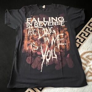 Vintage Used Falling In Reverse band shirt size M
